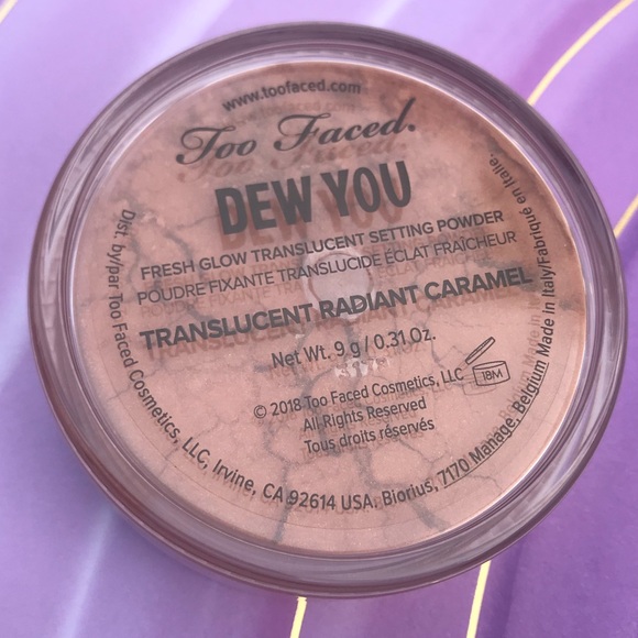 NIB Too Faced Dew You Fresh Glow setting Powder - Picture 3 of 3
